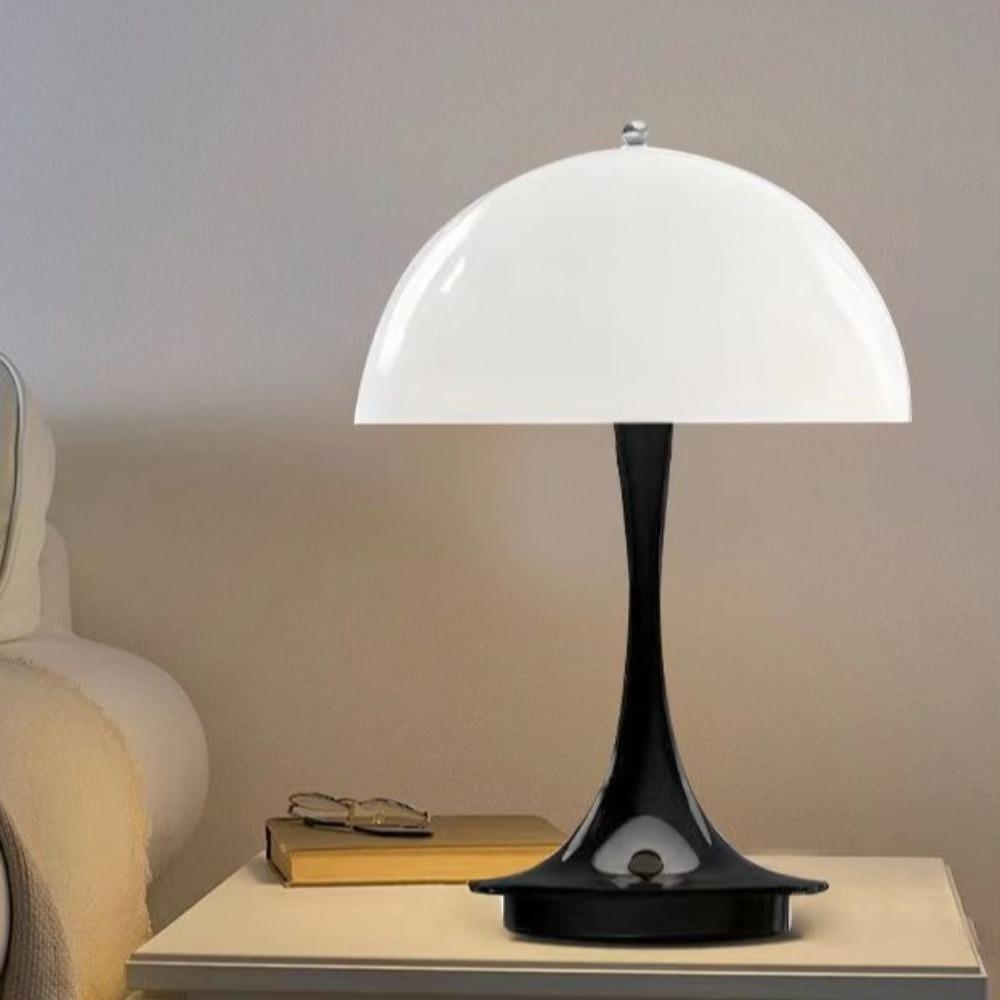 Touch Mushroom LED Table Lamp Cordless Indoor Lighting  for Hotel Bar Coffee
