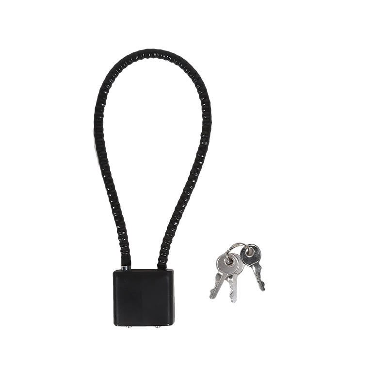 1pc Soft Steel Cable Anti-Theft Padlock With Multiple Sizes For Cabinets Helmets Baskets Keys Suitable For Indoor And Outdoo