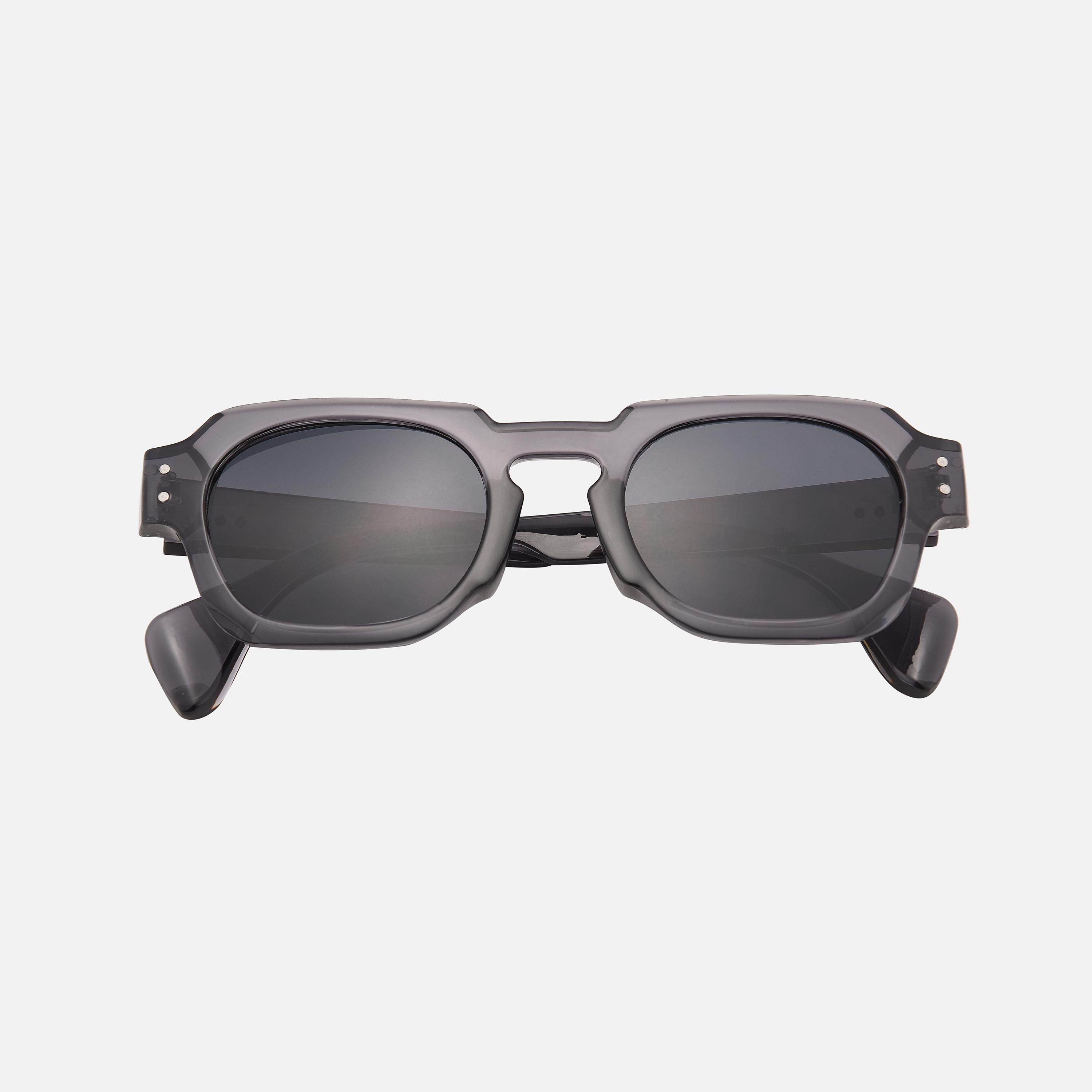 

Fashion Square Sunglasses Women Men Brand Designer Small Frame Sun Glasses Trendy Shades UV400 сірий
