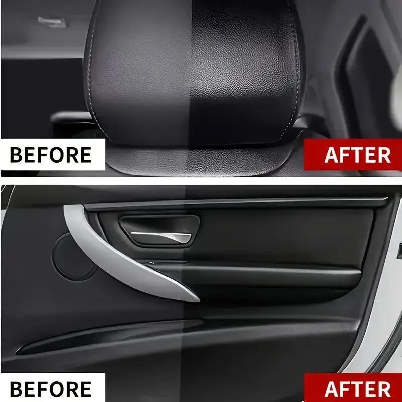 30ml Restaurador de Plástico para Carro Creme Revitalizador de Acabamentos Revestimento de Cristal para Plástico Polimento de Reparo de Arranhões