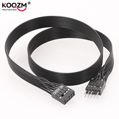 1Pcs 9-Pin Male To Female DIY Accessories 20cm/30cm Computer Motherboard Front Usb 9pin 2.0 Extension Cable