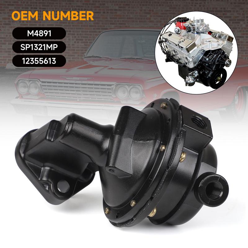 1/4" - 18 NPSF Mechanical Fuel Pump For Chevrolet 327  409  400 348  307 305 283 267 302 350l Replaces M4891 12355613 SP1321MP