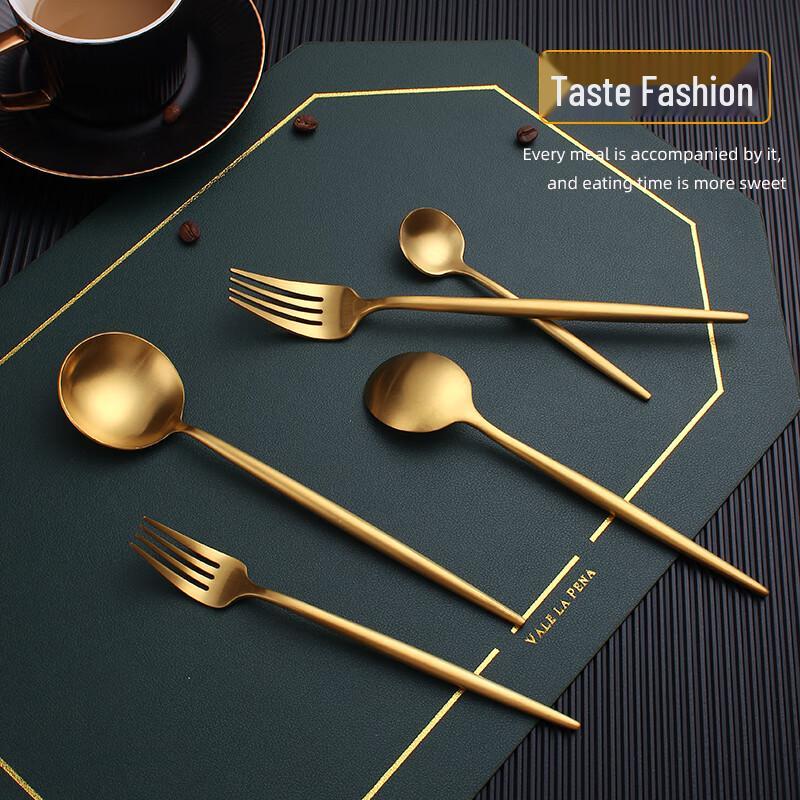 Premium 304 Stainless Steel Golden Coffee Spoon