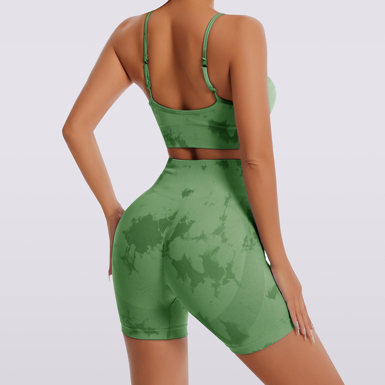 

Новые шорты для йоги с леопардовым принтом, спортивный бюстгальтер с амортизацией, эластичный быстросохнущий фитнес-костюм для йоги, спортивный костюм для женщин L