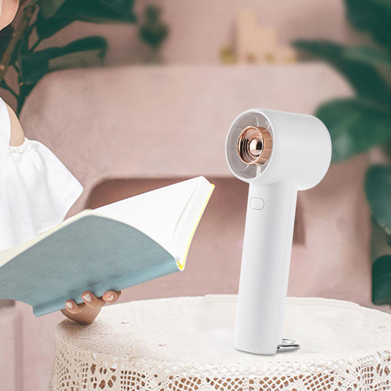 

3-Speed Handheld Fan, Ergonomic Design for Optimal Comfort зелёный