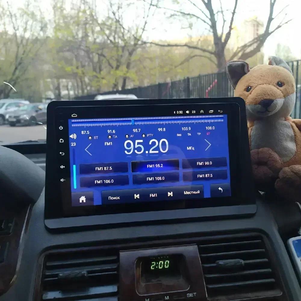 2 Din 9 Inch Car Radio Fascia for Mitsubishi Pajero Montero V31 Cheetah Kingbox Stereo Frame Plate Adapter Navigation Panel