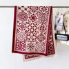 Autumn And Winter Retro Style Warm Scarf Shawl Classic Landscape Letter Printing Decorative Scarf Imitation Cashmere Large Shawl