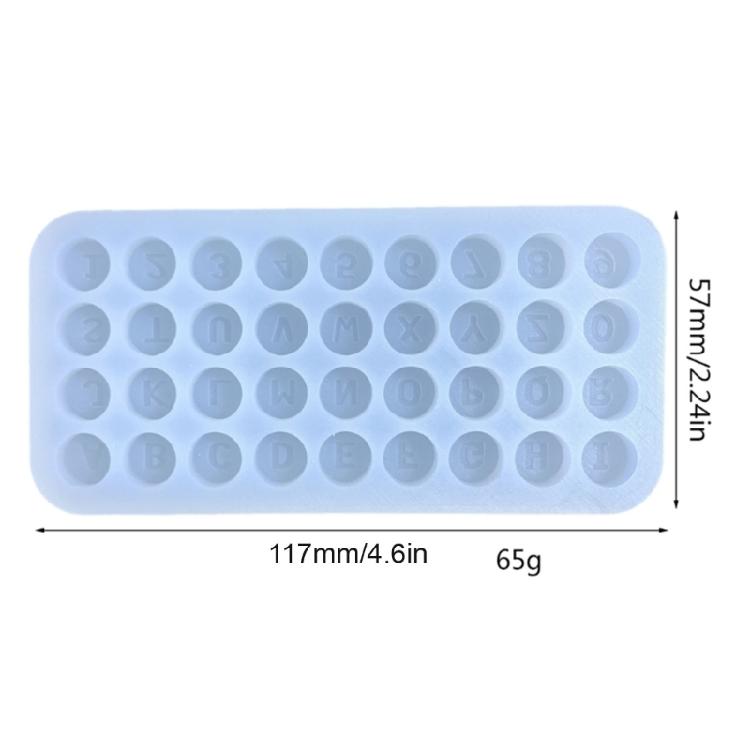 Letter Number Silicone Mold Handmade Ornament Mold for Valentines Day Gift