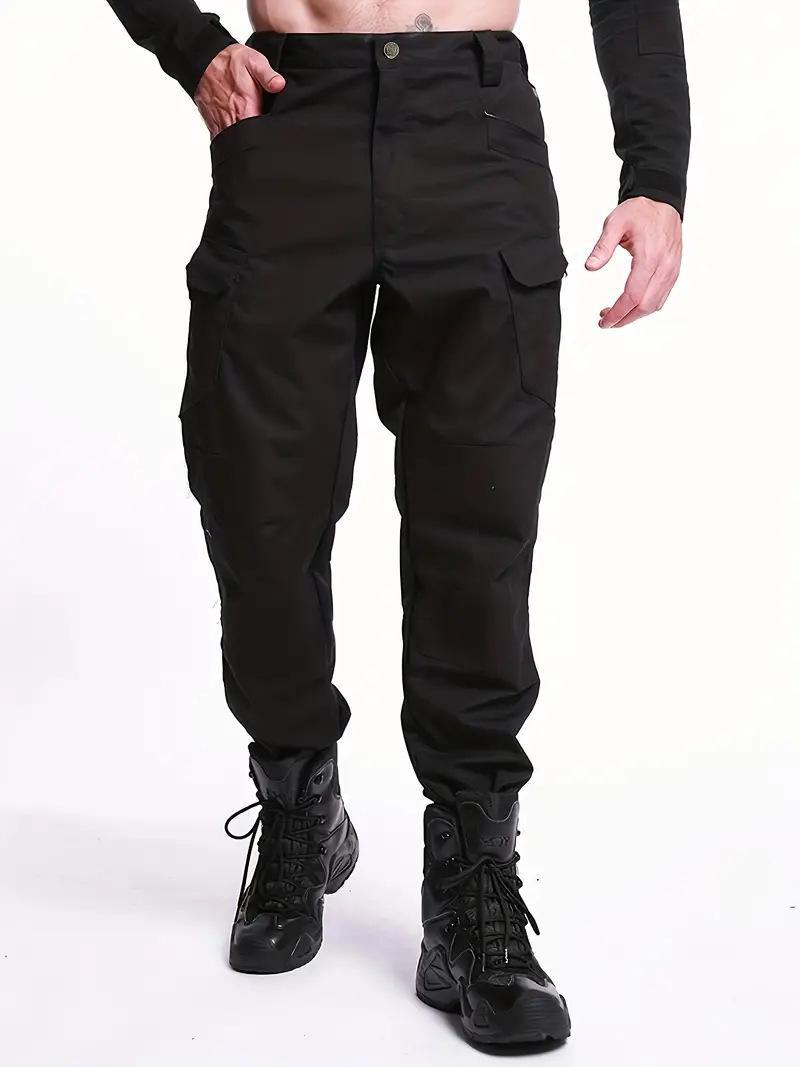 

Мужские тактические брюки TEMUX7 | Прочная одежда для активного отдыха | Популярный европейский и американский дизайн M чёрный