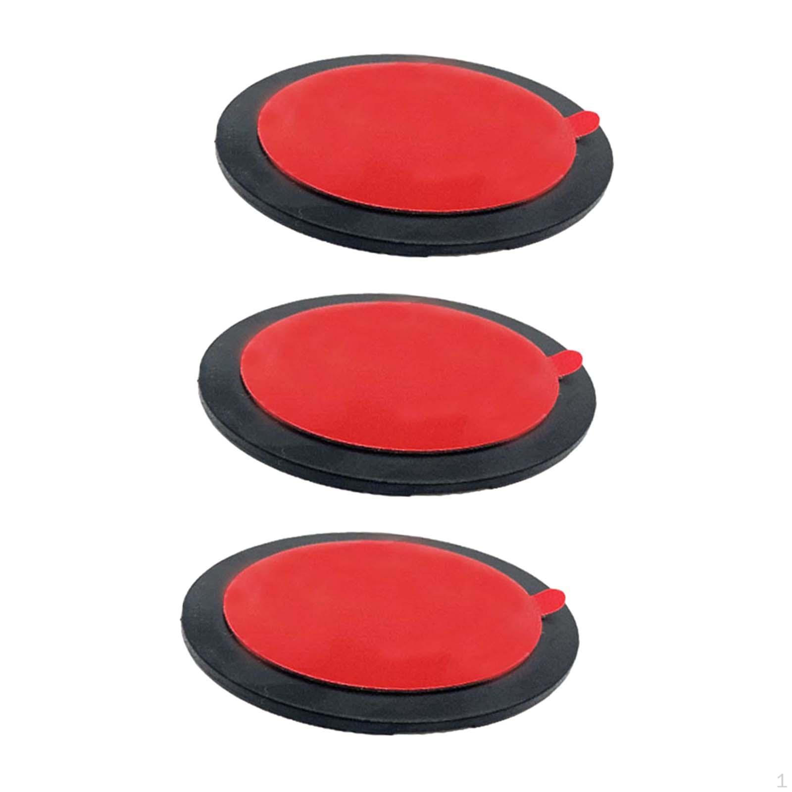 

3 шт. Монтажный диск для крепления на присоске Ashboard Pad, прочный липкий диск, гладкое стекло 73 mm