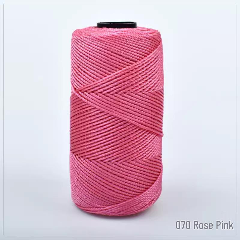 Chunky Wool & Ice Silk 3-Ply Yarn for DIY Crochet: Hand-Knitted Bag, Summer Hat, Shoes, and Seat Cushion