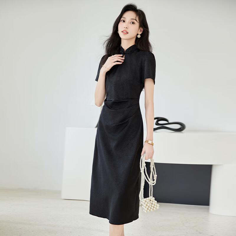 VICTORIA&VERA New Chinese Style Jacquard Qipao Dress