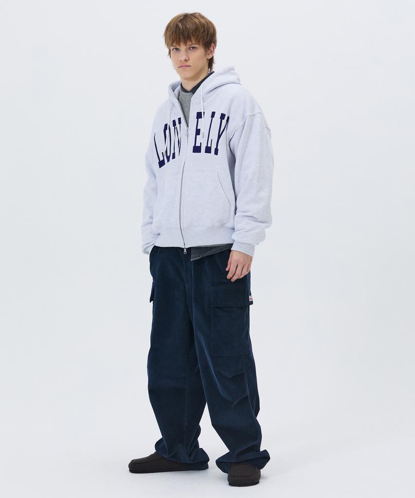 NOHANT Corduroy Utility Cargo Pants Navy