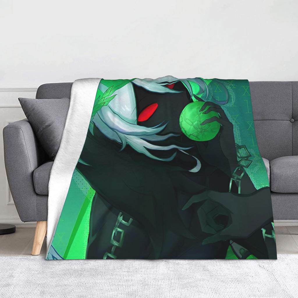 Azuretime Anime Fleece Blankets Azure Two Time Forsaken Awesome Throw Blanket for Home Hotel Sofa 125*100cm Quilt