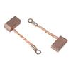 4pcs High Quality J465 Generic Carbon Brushes Wire Electric Motor Brush Replacement Leads Generator