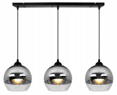 ELEGANT HANGING LAMP, GLASS LAMP, CHROME LED