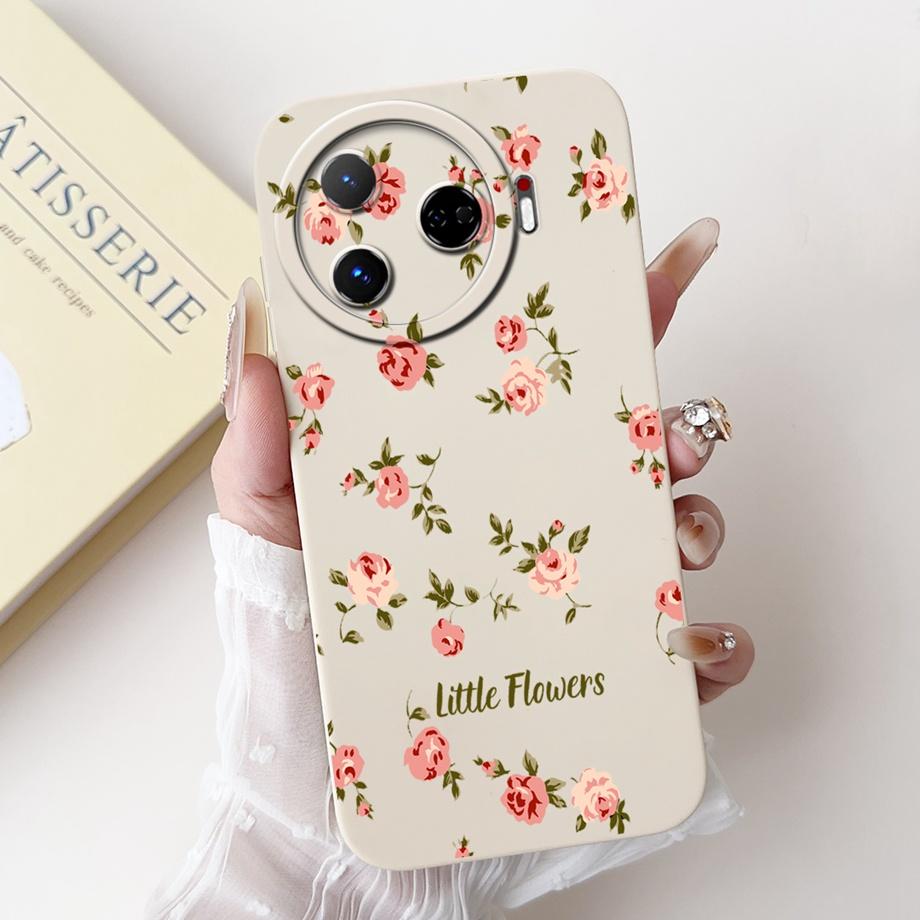 For Tecno Camon 30s 30sPro Phone Case Liquid Silicone Soft Back Cover For Camon 30 Pro 5G Bumper Dragon Cat Flower Butterfly
