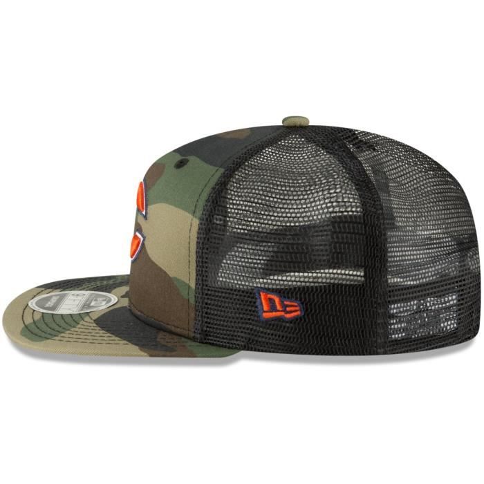 New Era 9Fifty Mesh Snapback Cap Chicago Bears wood camo