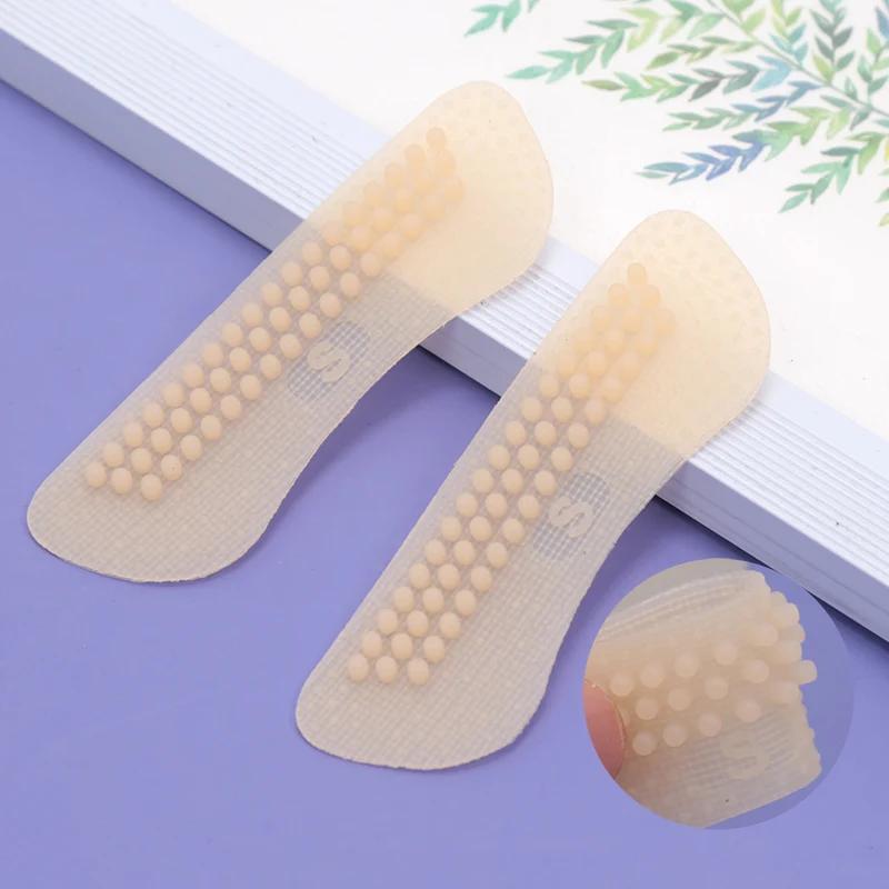 Upgrade Silicone Heel Stickers Heels Grips for Women Men Anti Slip Heel Cushions Non-Slip Inserts Pads Foot Heel Care Protector