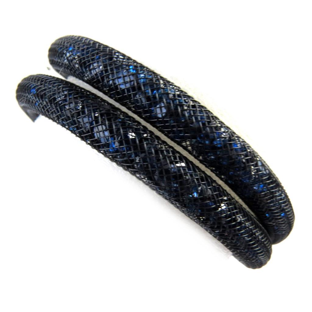 Les Trésors De Lily [L7876] - Designer Necklace 'Joyaux' Blue Black