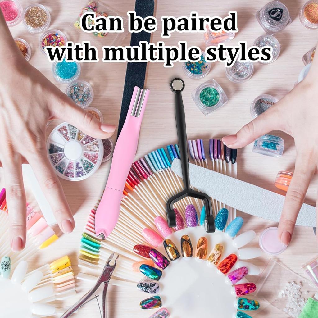 Cat Eye Magnet for Nails, Heart Cat Eye Nail , Cat Eye Suction Cat Eye Nail Suction, Suction for Nail Beauty Tools, Nail Art Tool, 13x1.4cm with