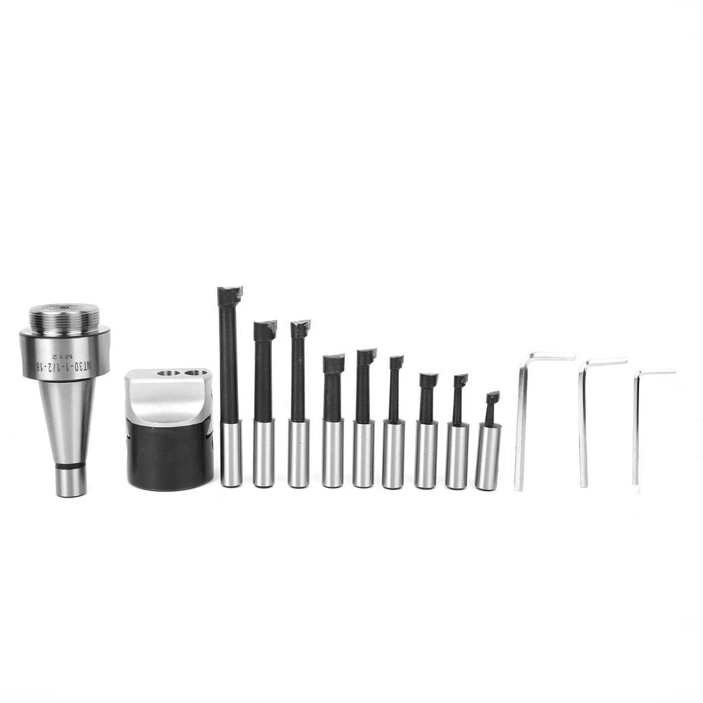 Boring Cutter Set Carbon Steel CNC Milling Tool Kits with Storage Box NT30 F1 12 9PCS
