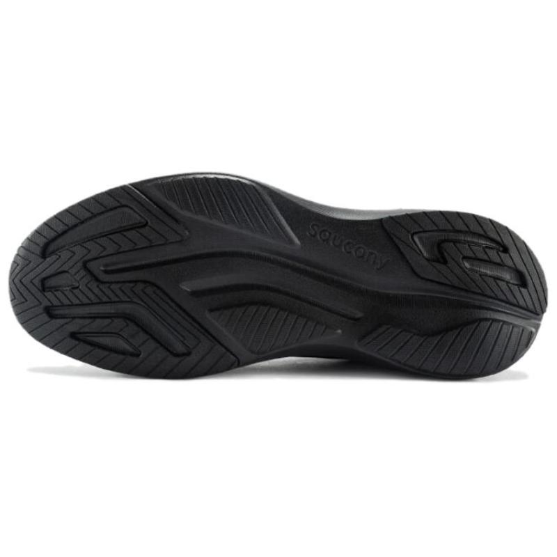 SAUCONY Lancer Rider 2 Cushioning Abrasion Resistant Breathable Low Top Running Shoes Unisex Black Saucony S28190-5