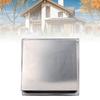 Exterior Wall Vent Cover with Flats 100mm Square SUS304 Stainless Steel Dryer Exhaust Vent Cover for