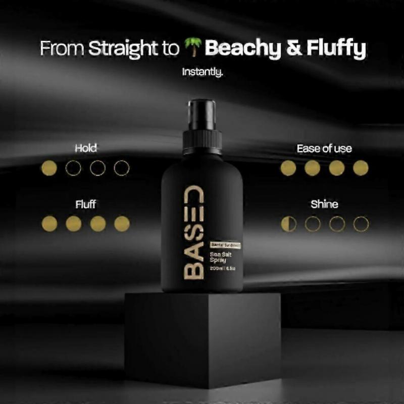 Sea Salt Spray for Volumizing Hair, 170ml Texturizing & Strengthening Spray with Vitamin B5 & Seaweed