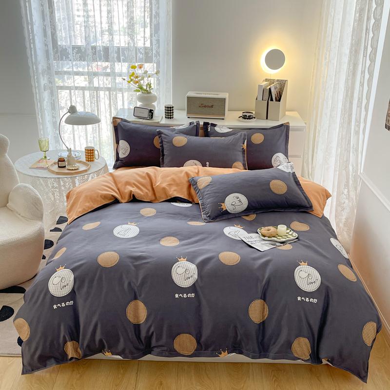 

Cartoon Bear Duvet Cover with 2 Pillowcases Girls Room Pink Plaid Reversible Comforter Covers Cute Bow Bedding Quilt Cover Set Single 150x200cm