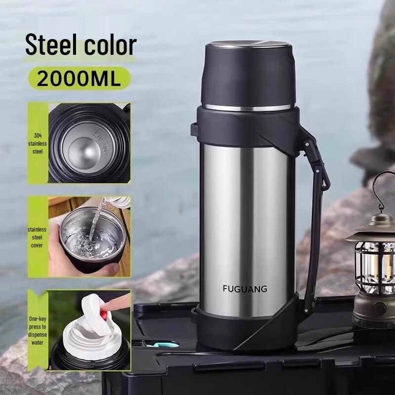 Fuguan Outdoor Portable Insulated Stainless Steel Water Bottle