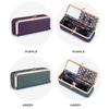 Portable Cosmetic Storage Pouch with Mirror Sunglasses Storage Case  for Lipstick