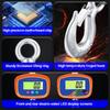 1000kg 500g Digital Hanging Scale Industrial Crane Scale with Aluminum Case LCD Backlight Screen Unit Switch Data Hold