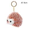 Adorable Cartoon Hedgehog Keychain 9/12cm Cute Portable Pendant for Backpack Luggage Key Holiday Gift