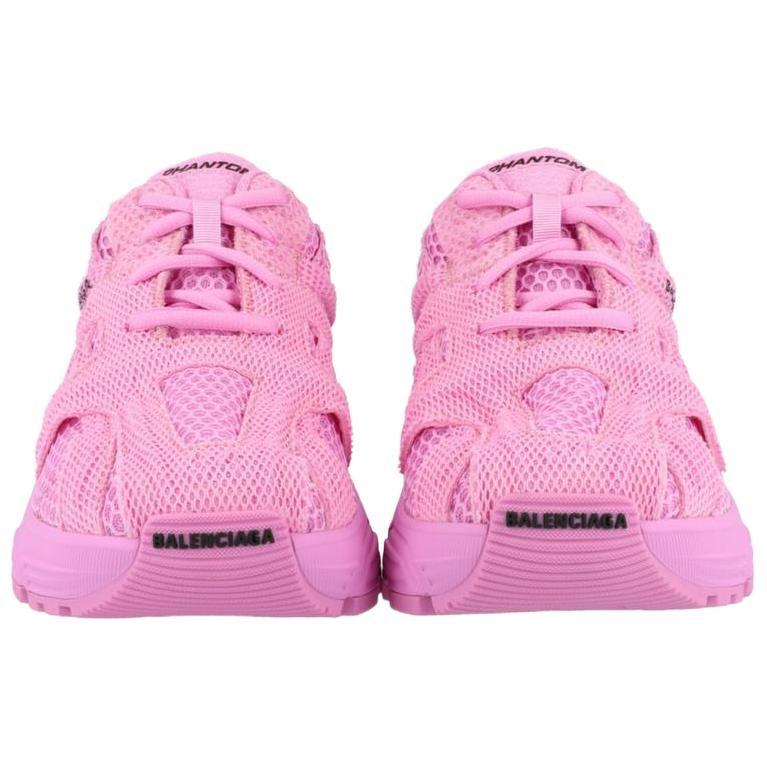 Balenciaga Phantom Fabric Low Top Casual Shoes Women's Pink 679339W2E925000
