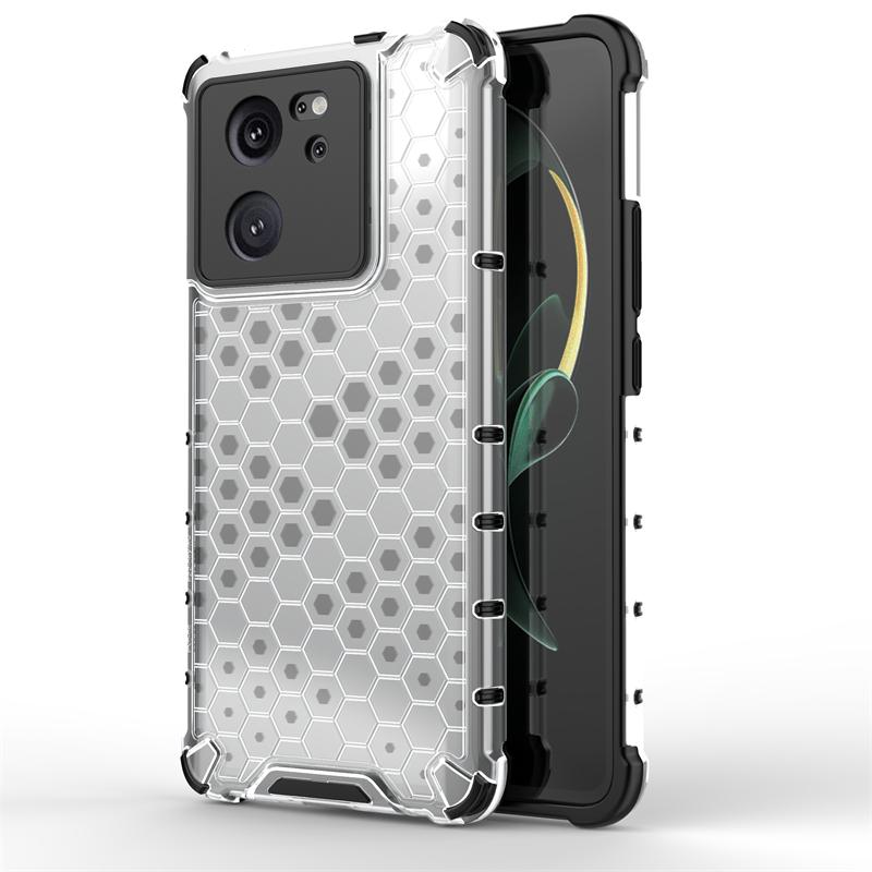 

Shockproof Transparent Case For Xiaomi 13T Pro Honeycomb Armor Case For Xiaomi 13T Pro Case Cover For Xiaomi 13T Pro 6.67 inch For Xiaomi 13T Pro