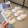 Wiosenne Dziecięce Płócienne Buty Nowa Moda Wszechstronne Buty dla Dziewczynki Oddychające Proste na Grubej Podeszwie Buty Codzienne Retro Antypoślizgowe Sneakersy dla Dziewczynki