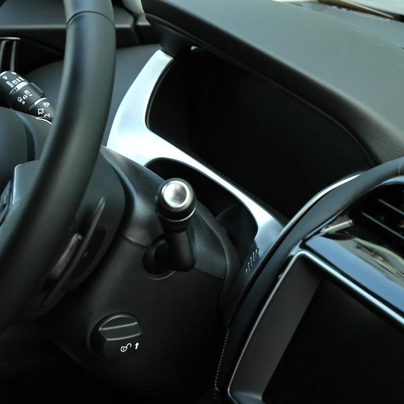 ABS Car Dashboard Decorate Frame Cover Trim Fit For Jaguar F-Pace f pace X761 2016 Auto Interior