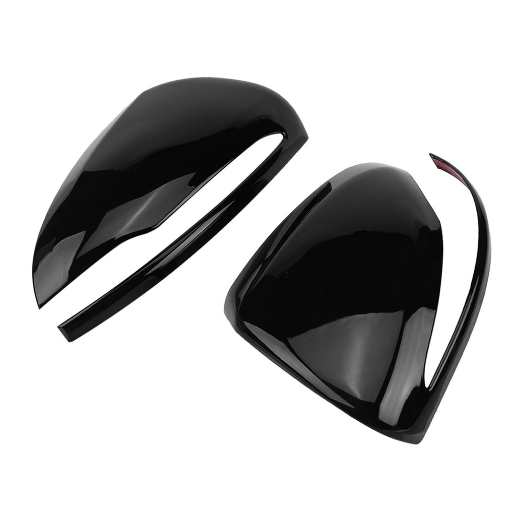 Car Rearview Mirror Cap Cover Trim for C Class W205 E Class W213 X253 Piano Black