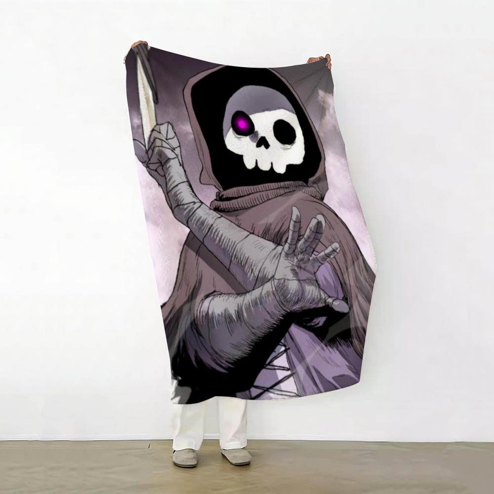 

Game S Skul T The H Hero S Slayer Throw Soft Warm Flannel Fleece Throw Blanket for Sofa Bed Travel Home 75cmx90cm