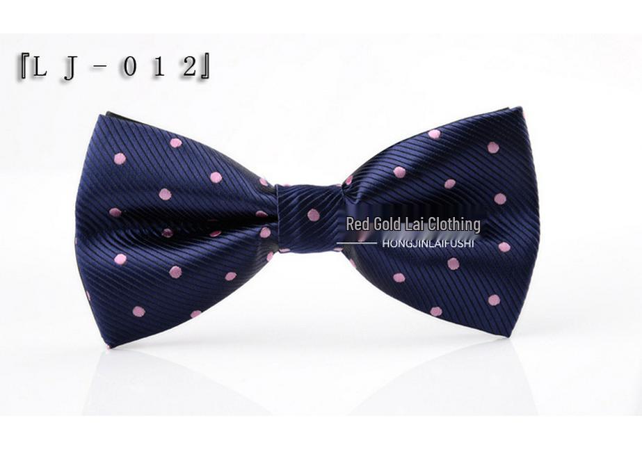 Korean Style Double Layer Polyester Bow Tie for Men & Women – Ideal for Weddings & Formal Events