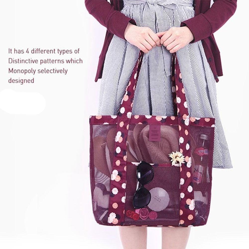 Large Capacity Swimming Shoulder Bag Transparent Toiletries Bag Portable Makeup Storage Bag  Ladies