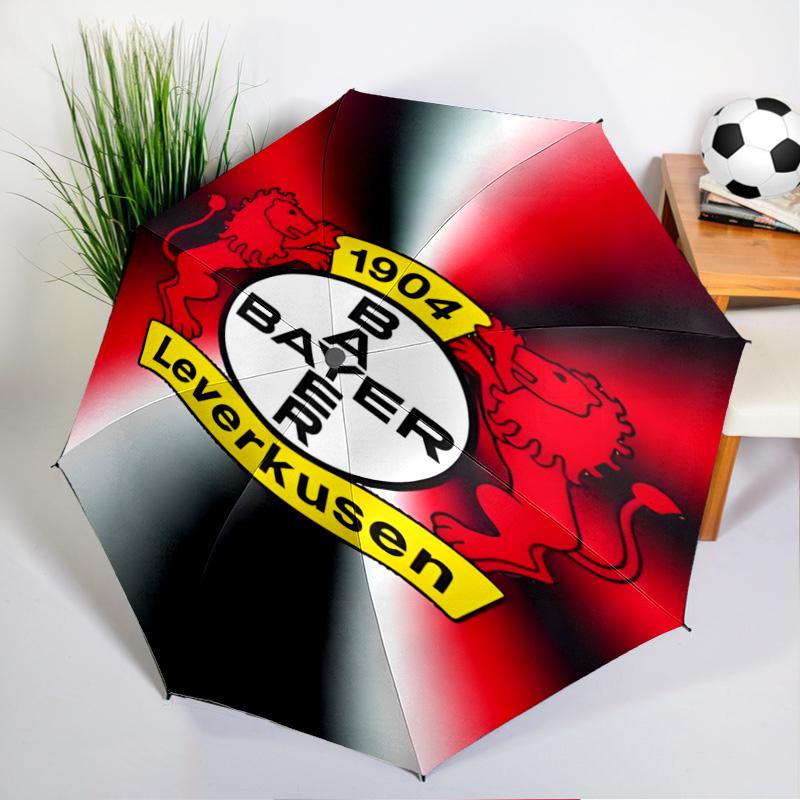 Bayer Football Club Printed Automatic Umbrella, 8-Frame for Travel, camping, Casual Umbrella, Essential Gift for for family and friends