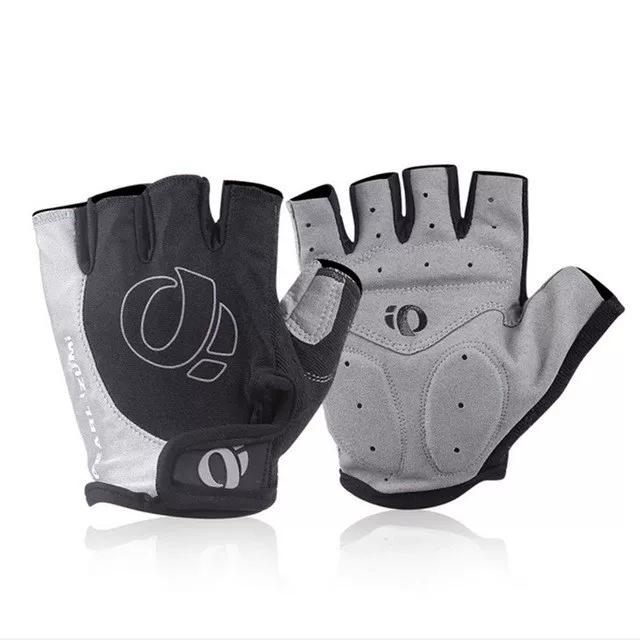 1Pair Half Finger Cycling Gloves Anti-Slip Anti-Sweat Gel B
