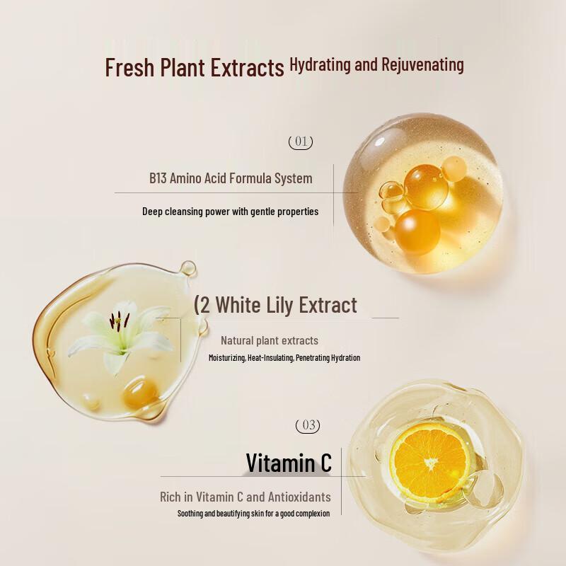 Qianxiang Lily Amino Acid Shower Gel 500g