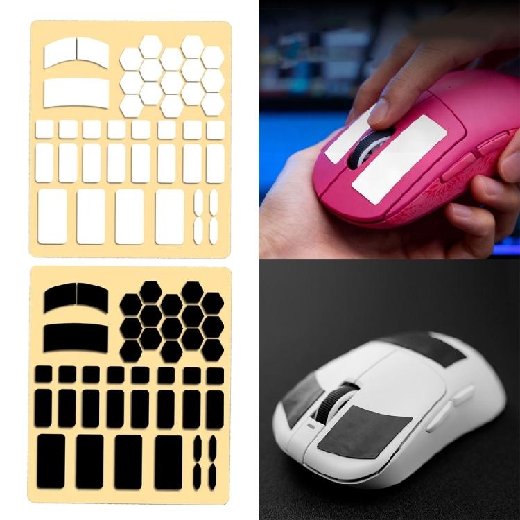 Silicone Keyboards and Mouse Grip Stickers Anti Slip Pads for Sweat Prevention and Improved Grip During Work or Gaming