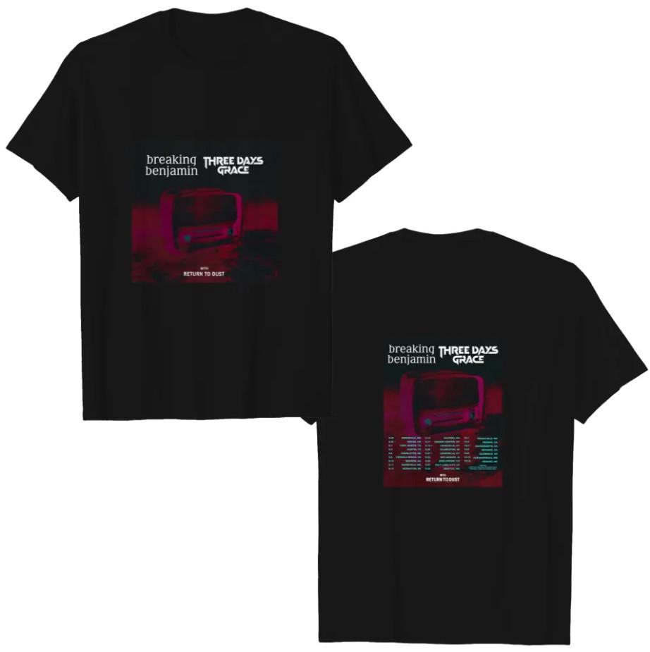 Three Days Grace & Breaking Benjamin 2026 Tour T-Shirt M