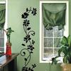 Autocolante de perete cu viță de vie florală, combinație simplă, autocolante pentru baie, autoadezive, impermeabile, autocolante pentru decorarea casei
