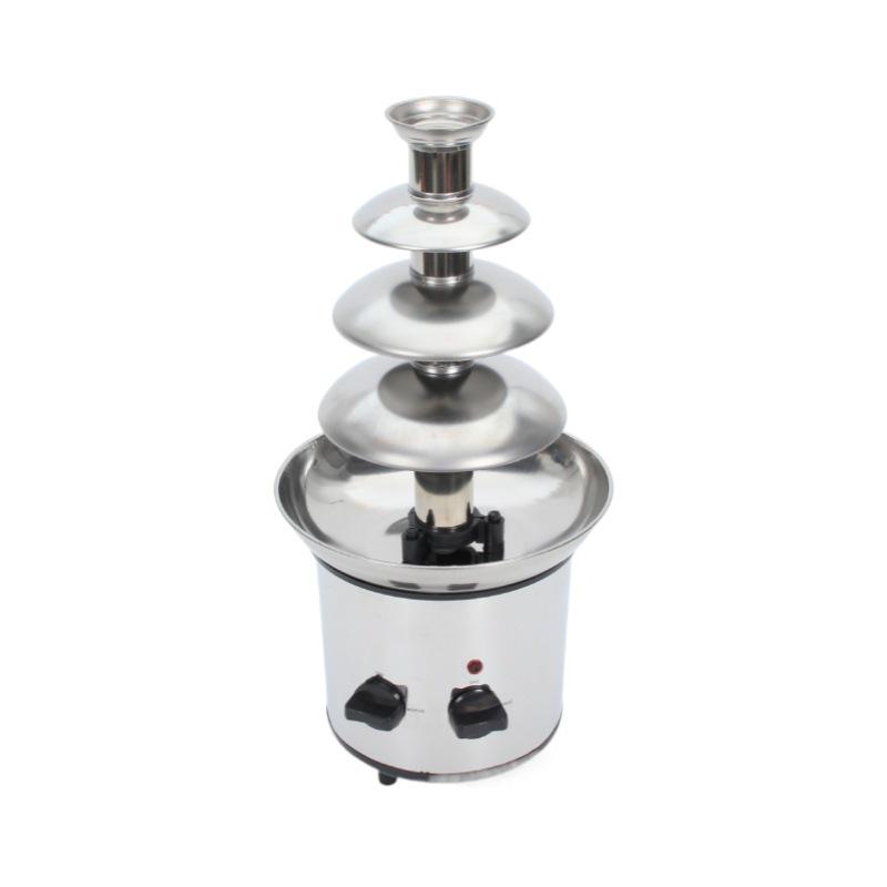 Vierstöckiger Schokoladenbrunnen-Schmelzturm