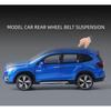 1/32 Subaru Forester SUV Alloy Off-Road Vehicle Miniature Scale Model Car Diecast Metal Sound and Light Collection Children Toy Gift